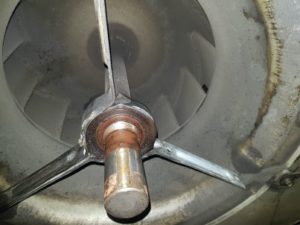 Oprava ventilatorového kola